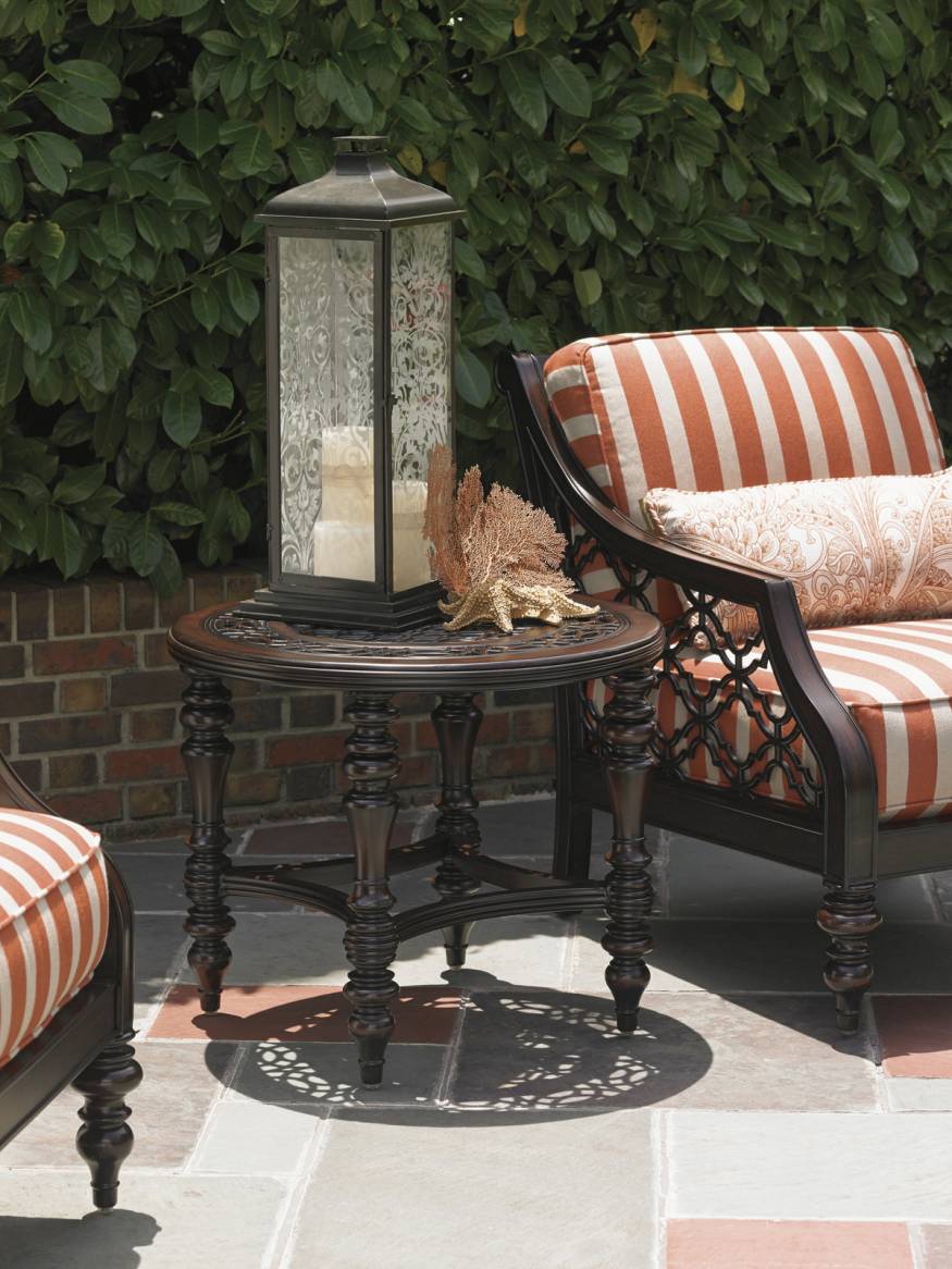 Round End Table Lexington Home Brands