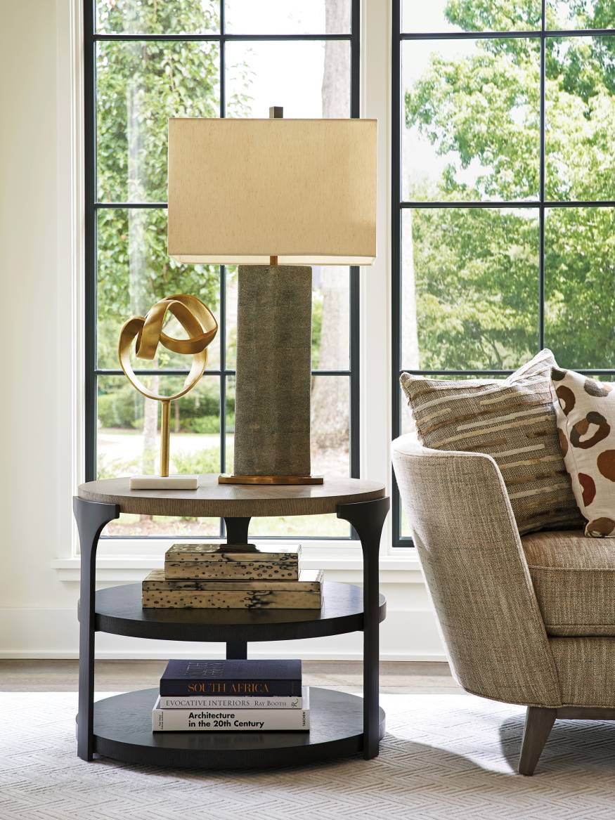 Kenya Round End Table Lexington Home Brands