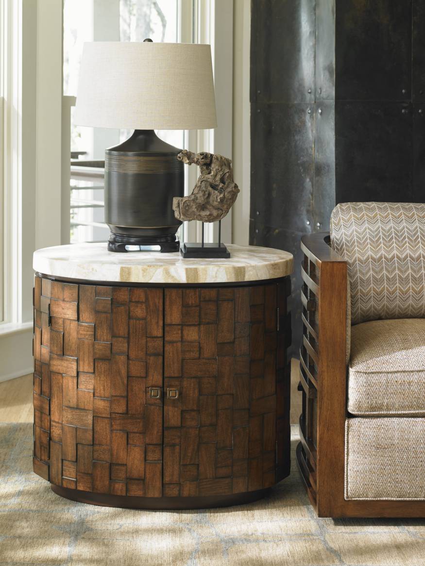 Banyan Oval Accent Table Lexington Home Brands