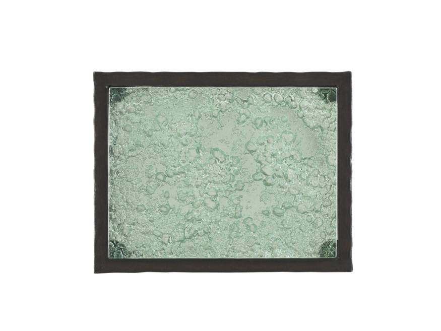 Hermes Reef Glass Top Martini Table Lexington Home Brands