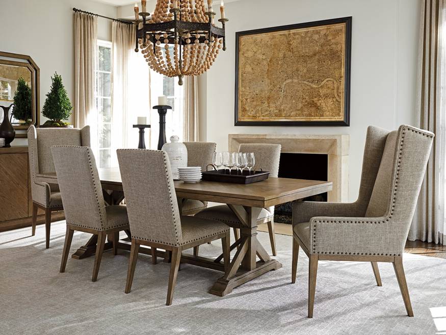 Pierpoint Double Pedestal Dining Table | Lexington Home Brands