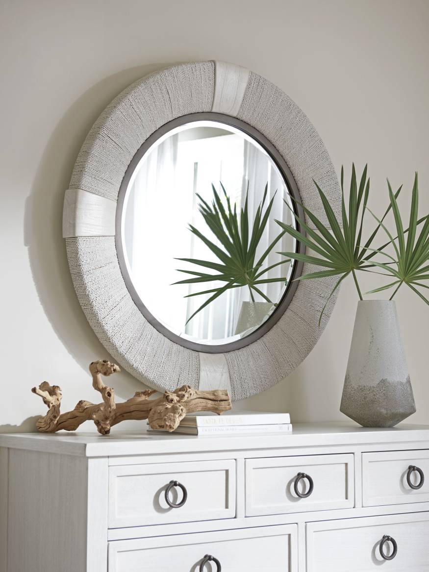 Seacroft Round Mirror Lexington Home Brands