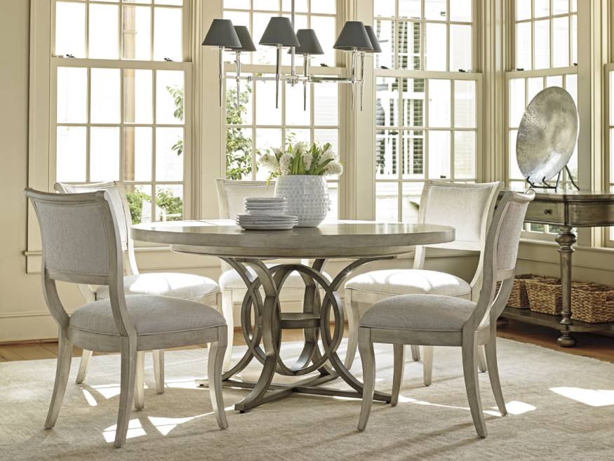 Calerton Round Dining Table Lexington Home Brands