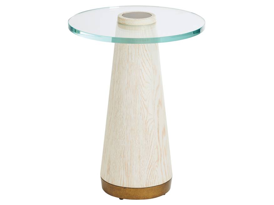 Castlewood Glass Top Accent Table Lexington Home Brands