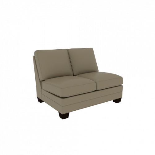 Armless Love Seat