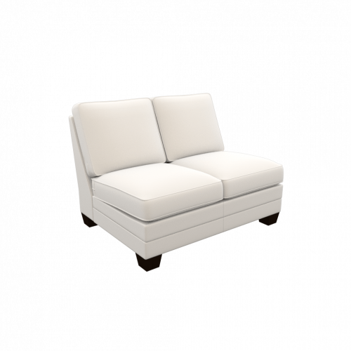 Armless Love Seat